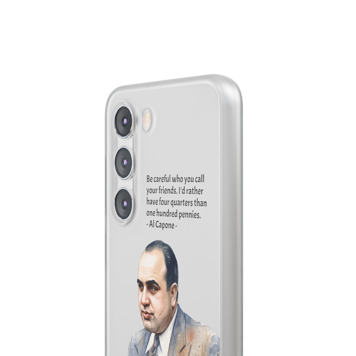Vintage Crime Quote Flexi Samsung Galaxy Case