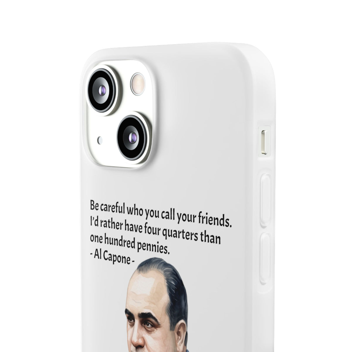 Vintage Crime Quote Flexi iPhone Case