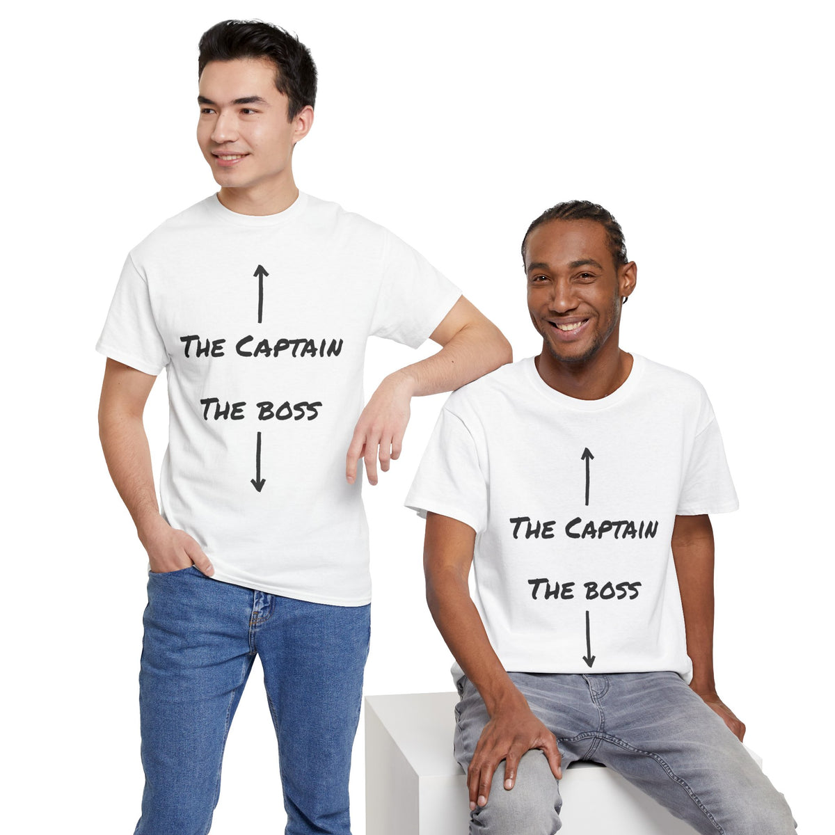 “Want to Speak to My Boss? Funny Captain & Boss Novelty T-Shirt”