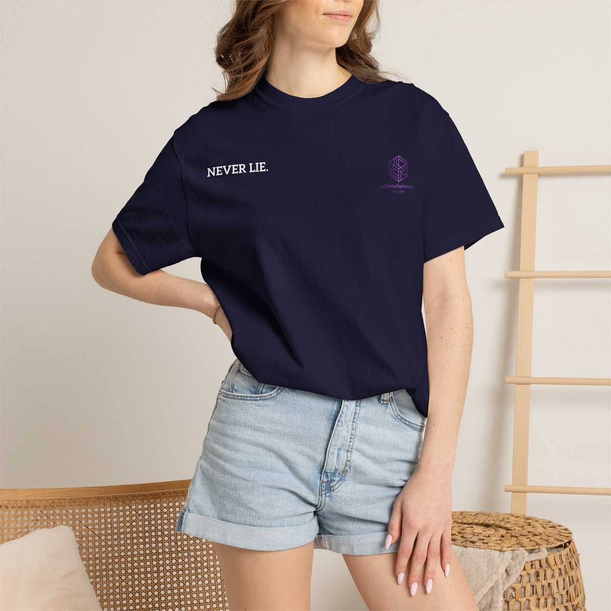 Never Lie Minimalist Quote Tee